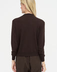 Tassel Tricot Sweater, Brown