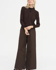 Tassel Tricot Sweater, Brown