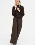 Tassel Tricot Sweater, Brown