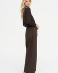 Tassel Tricot Sweater, Brown