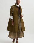 Pleated Skirt, Beige