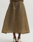 Pleated Skirt, Beige