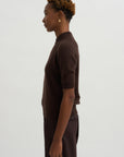 Sweet Tricot Top, Brown