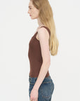 Sawyer Tank Top, Chocolate