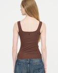 Sawyer Tank Top, Chocolate