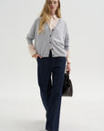 Pre-Order • Indigo Denim Pat Trouser Jean, Dark Denim