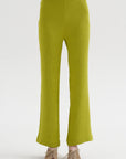 Viscose Plisse Corbit Pant - Short, Pea Pod