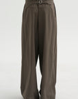 PRE-ORDER • Bio Twill Triple Pleat Pant, Dark Stone