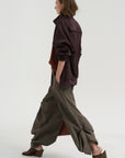 PRE-ORDER • Bio Twill Triple Pleat Pant, Dark Stone