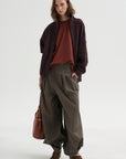 PRE-ORDER • Bio Twill Triple Pleat Pant, Dark Stone