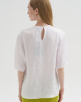 Crinkle Shirting Easy T-Shirt, White