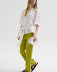 Crinkle Shirting Easy T-Shirt, White