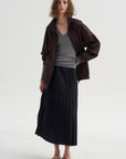 PRE-ORDER • Feather Weight Ribbed Sweater V-Neck Pullover, Heather Grey