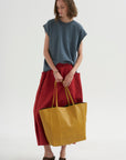 PRE-ORDER • Nylon Lantern Skirt, Red