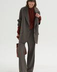PRE-ORDER • Tropical Wool Charles Trouser - Regular, Dark Stone