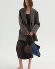 PRE-ORDER • Tropical Wool Liam Blazer, Dark Stone