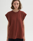 PRE-ORDER • Light Weight Sweatshirting Sleeveless Easy Top