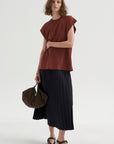 PRE-ORDER • Light Weight Sweatshirting Sleeveless Easy Top