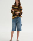 Classic Wash Denim Newman Short, Classic Blue
