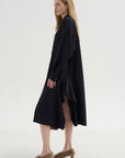 Shirtdress Tropical Wool, Navy