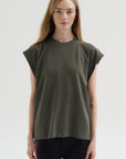 Light Weight Sweatshirting Sleeveless Easy Top