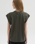 Light Weight Sweatshirting Sleeveless Easy Top