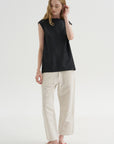 Summer Nylon Sleeveless Cocoon Top