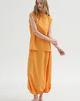 Summer Nylon Sleeveless Cocoon Top