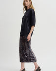 Pre-Order • Pastille Slip Skirt, Lavender Grey