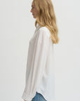 Soft Drape Hinged Shirt, Ivory