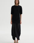 Cocoon Tee Dress, Black