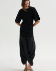 Cocoon Tee Dress, Black