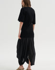Cocoon Tee Dress, Black