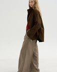 Zipped Country Jacket, Bark