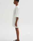 Relaxed Tee Dress, Off-White