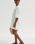 Relaxed Tee Dress, Off-White