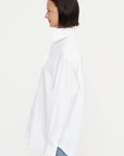 Sharp Poplin Shirt, White