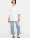 Sharp Poplin Shirt, White