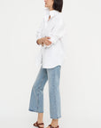 Sharp Poplin Shirt, White