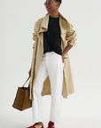 Oversized Cotton Trench, Beige