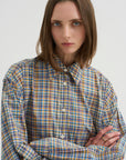 Classic Check Shirt, Blue & Orange
