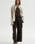 Classic Compact Knit Tank, Walnut