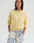 Oversized Crew Knit, Buttercup
