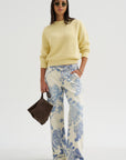 Oversized Crew Knit, Buttercup