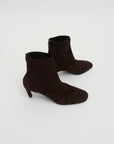Soft Suede Ankle Boots, Brown