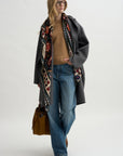 Hoodie Coat, Pale Grey