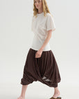 Slouch Waist Jersey Top, White