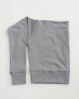 Jersey Sleeve Scarf, Grey Melange