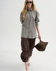 Classic Check Shirt, Blue & Orange
