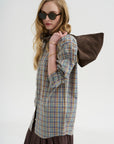Classic Check Shirt, Blue & Orange